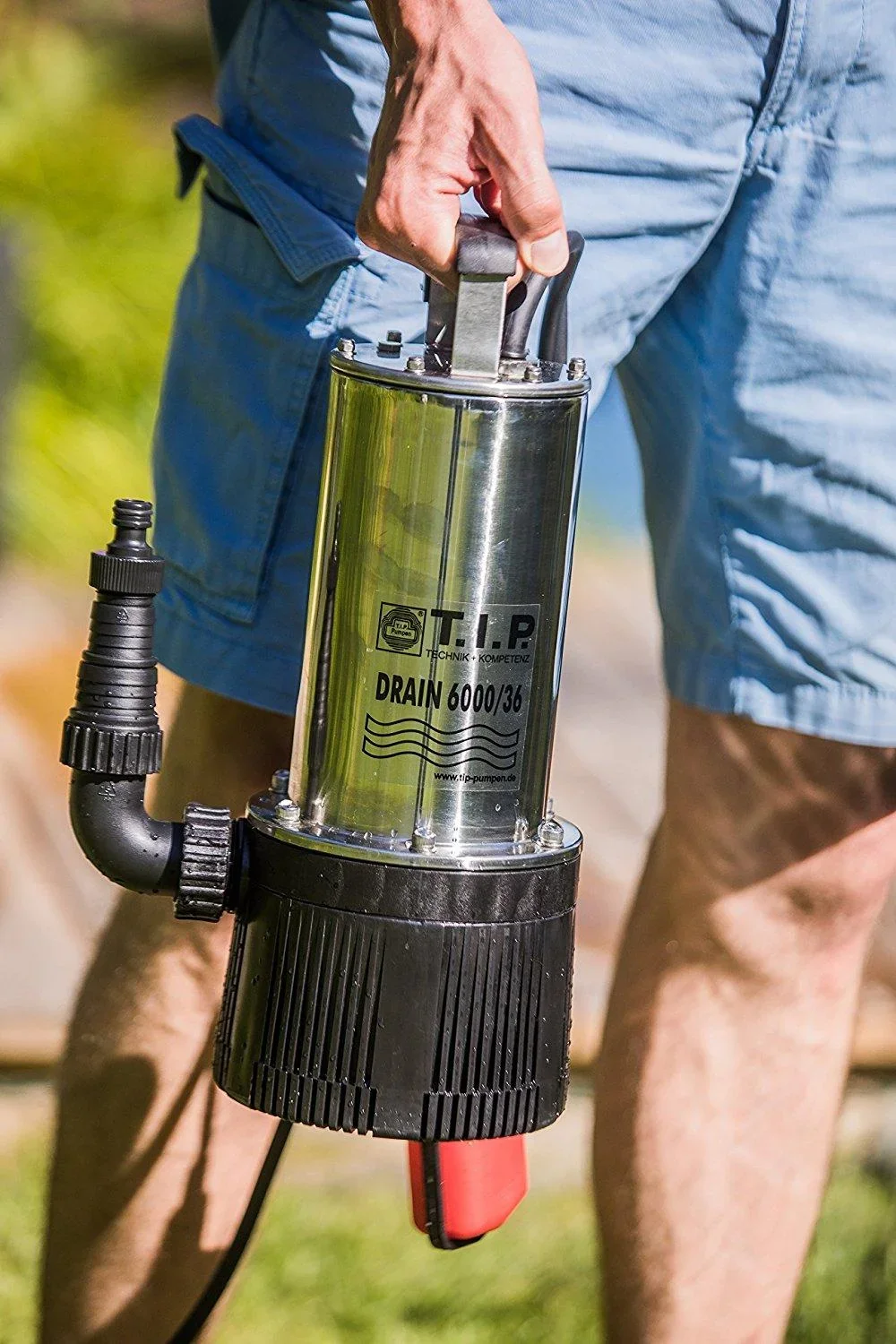 Tauchdruckpumpe Drain 6000/36, max. 6.000 l/h, 34m Förderhöhe, Fremdkörper bis 2 mm - 1