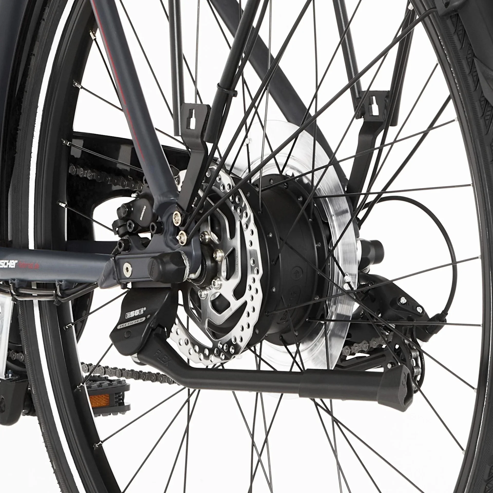 Herren E-Bike Trekking, 28 Zoll, Rahmengröße 50 cm, 8-Gang Kettenschaltung, anthrazit matt, VIATOR 2.0 - 3