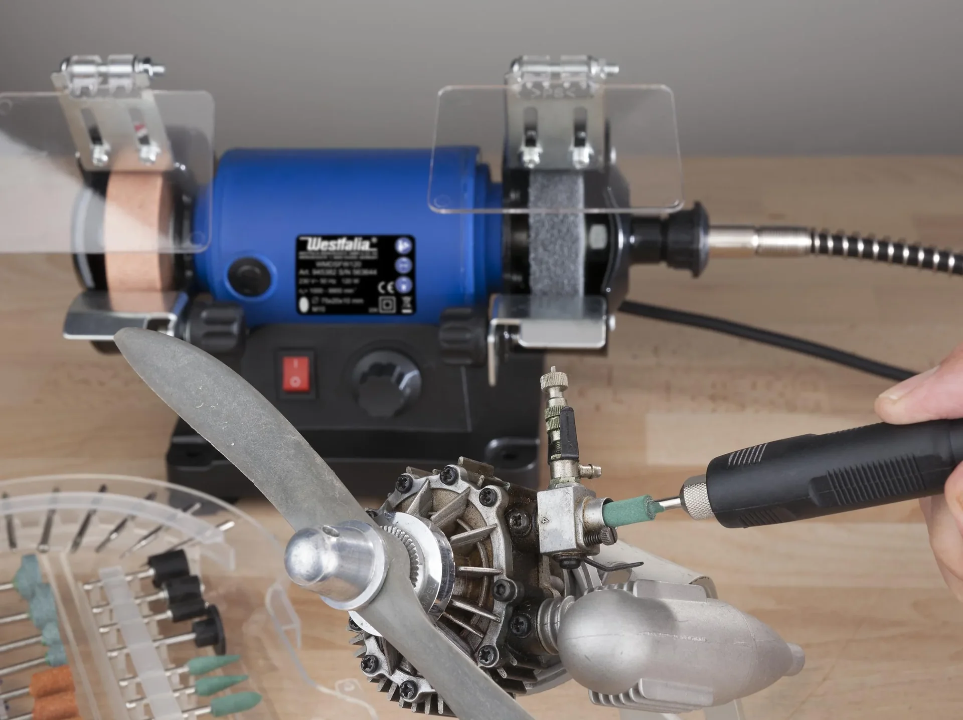 Mini Doppelschleifer WMDSFW120 - 2