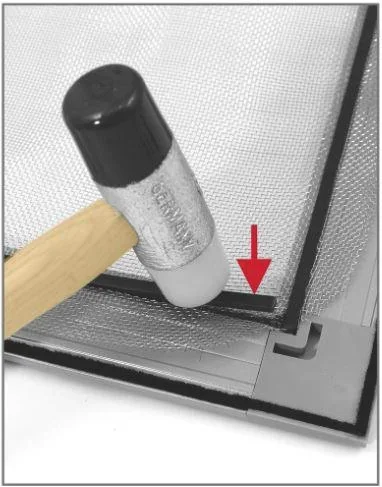 Profi Lichtschachtabdeckung mit Alu Gewebe - 0