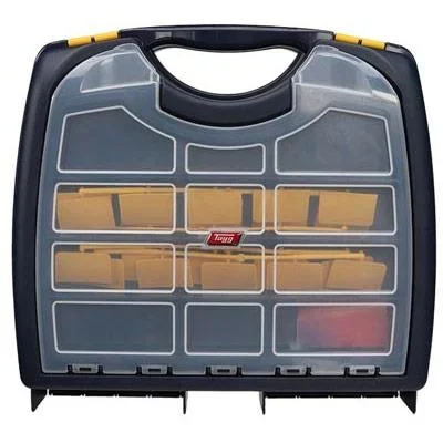 TAYG Werkzeugkoffer 401 x 352 x 156 mm - Mit 20 herausnehmbaren Unterteilungen - 0