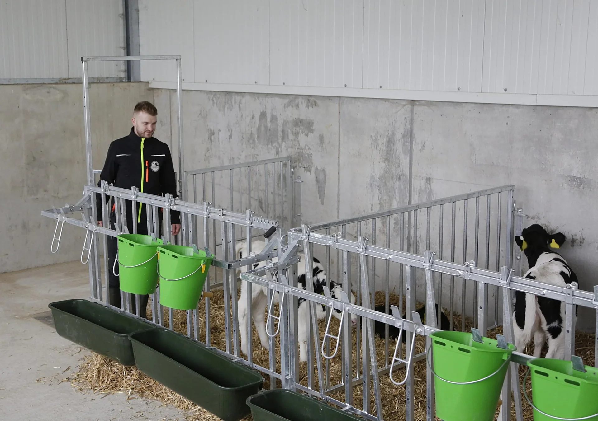 Zaunteil Gitter, kurz, für modulare Zaunaufstallung - 1
