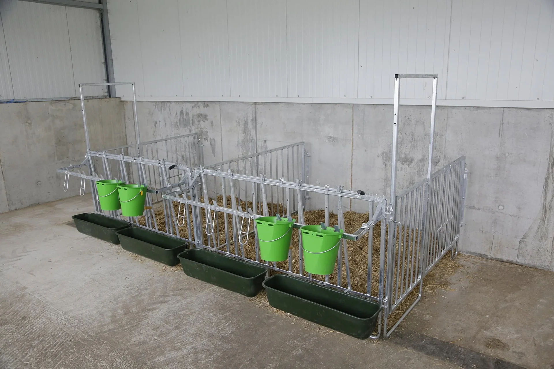 Zaunteil Gitter, kurz, für modulare Zaunaufstallung - 5