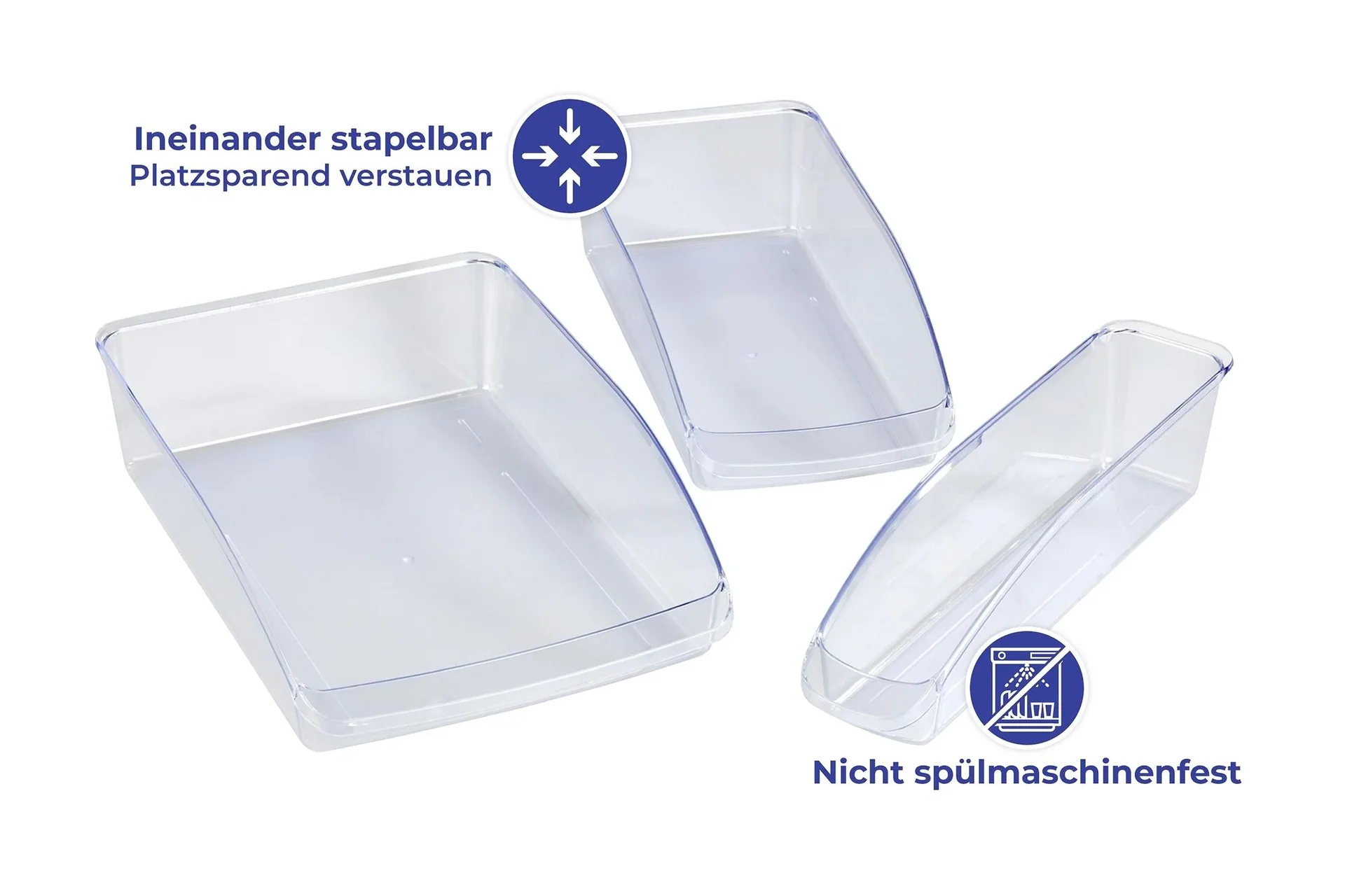 Kühlschrank-Organizer-Set, 3-teilig - 0