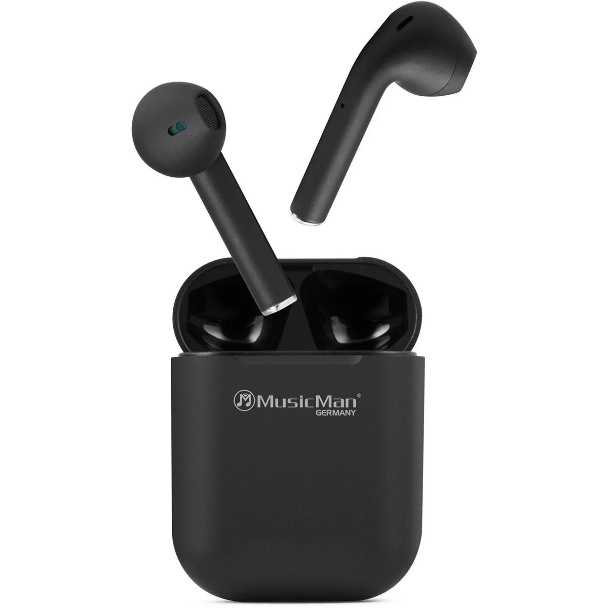 Kabellose Stereo-In-Ear-Kopfhörer schwarz - 0