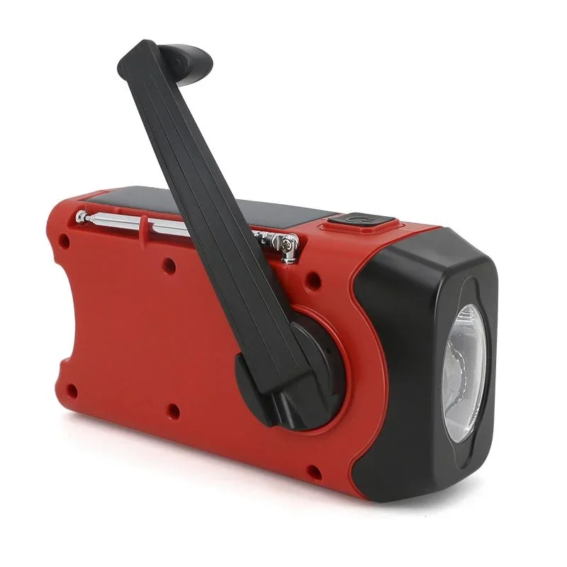 Tragbares Solar Kurbel Radio mit Taschenlicht - 9