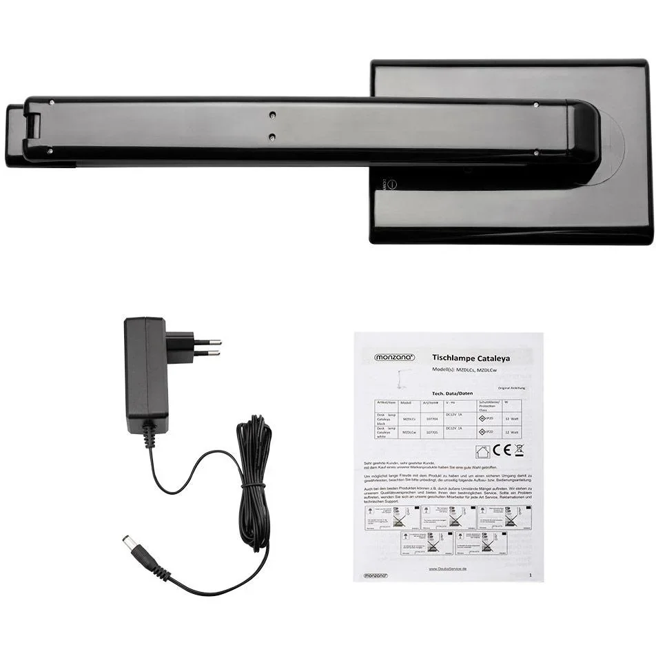 LED-Tischleuchte Cataleya schwarz 42cm - 2