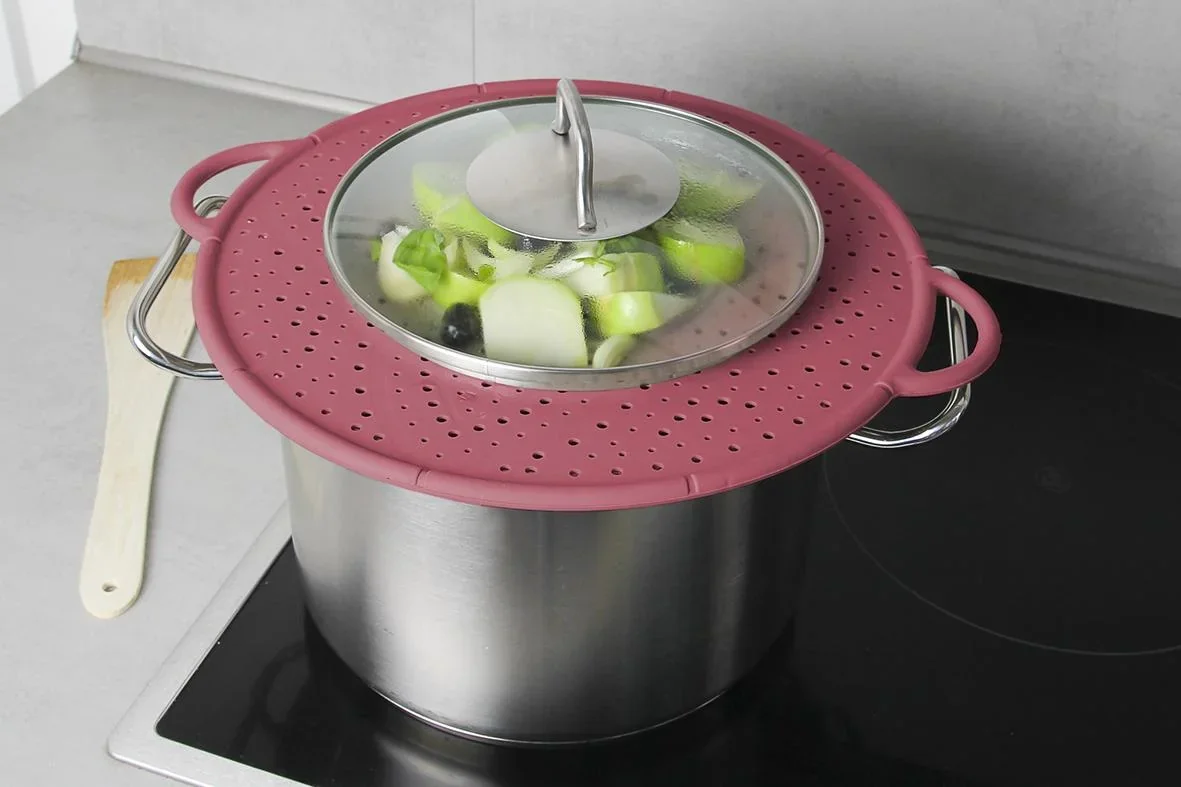 7in1 Multiküchenhelfer, Rot/ Pink - 3