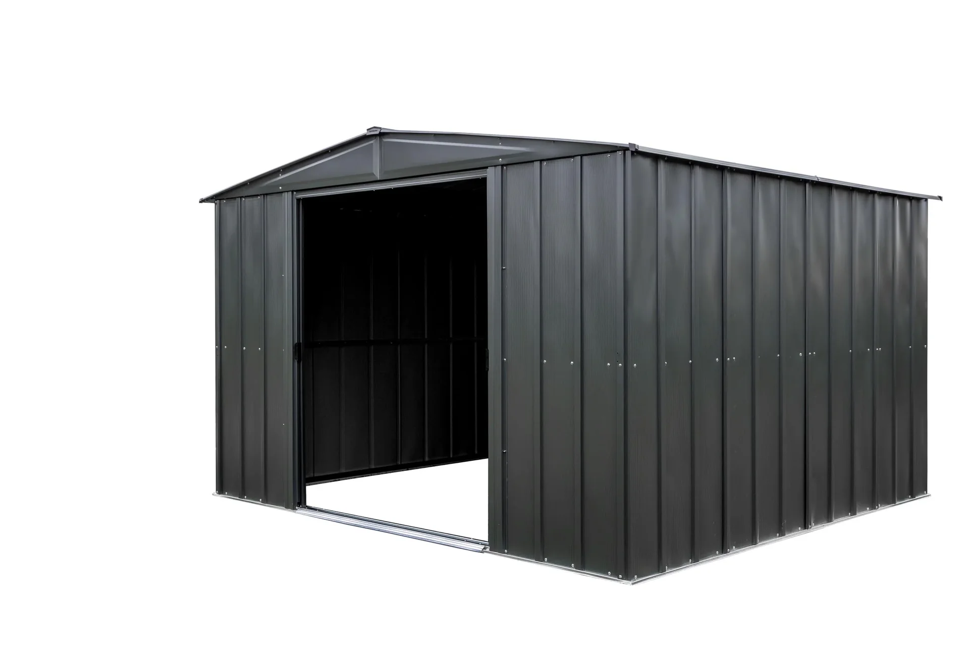 Metallgerätehaus, grau, 313x370x198 cm - 3