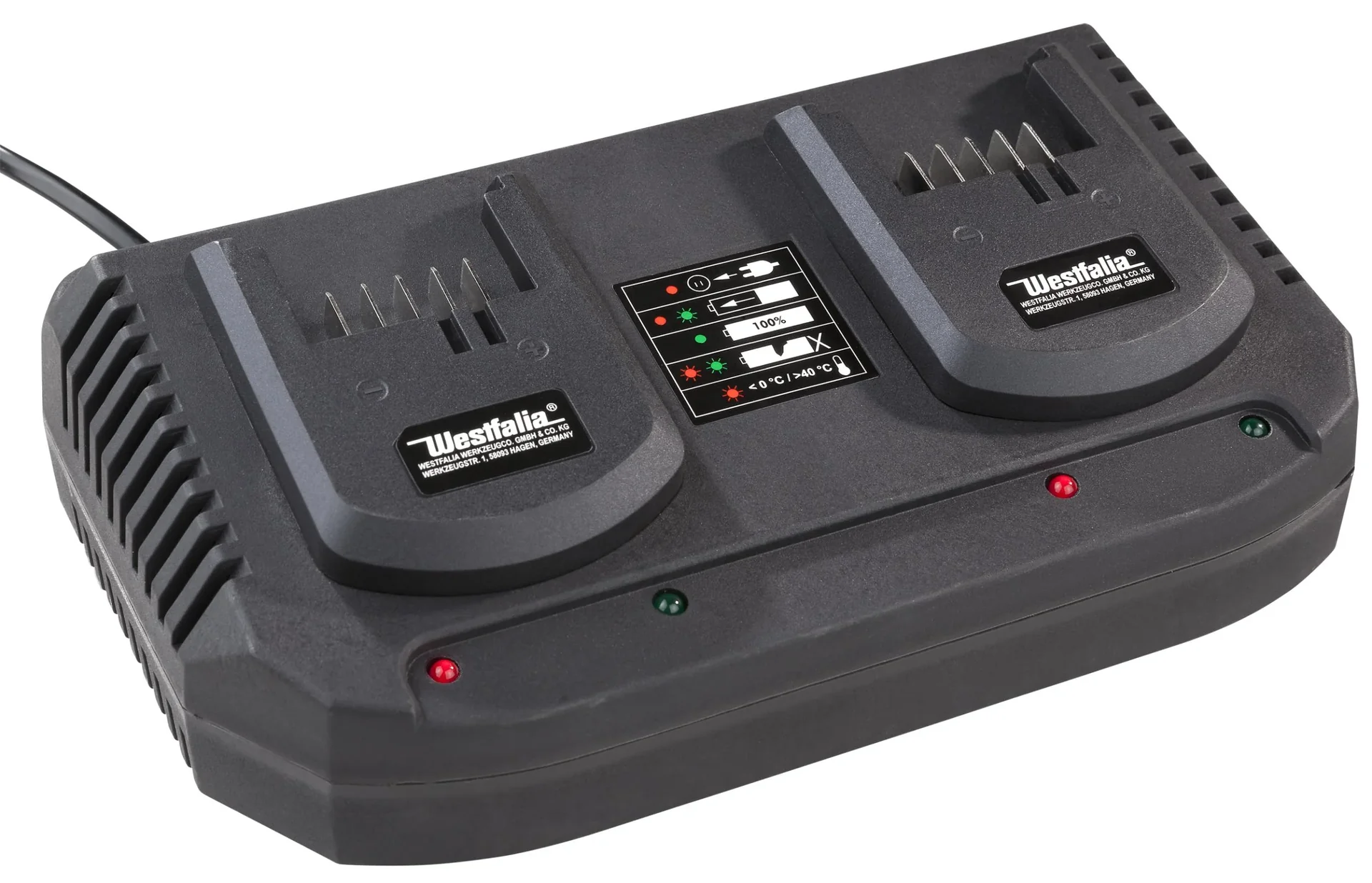 Set Akku-Kettensäge + 2 x Akku 2 Ah + Doppelschnell-Lader. - 0