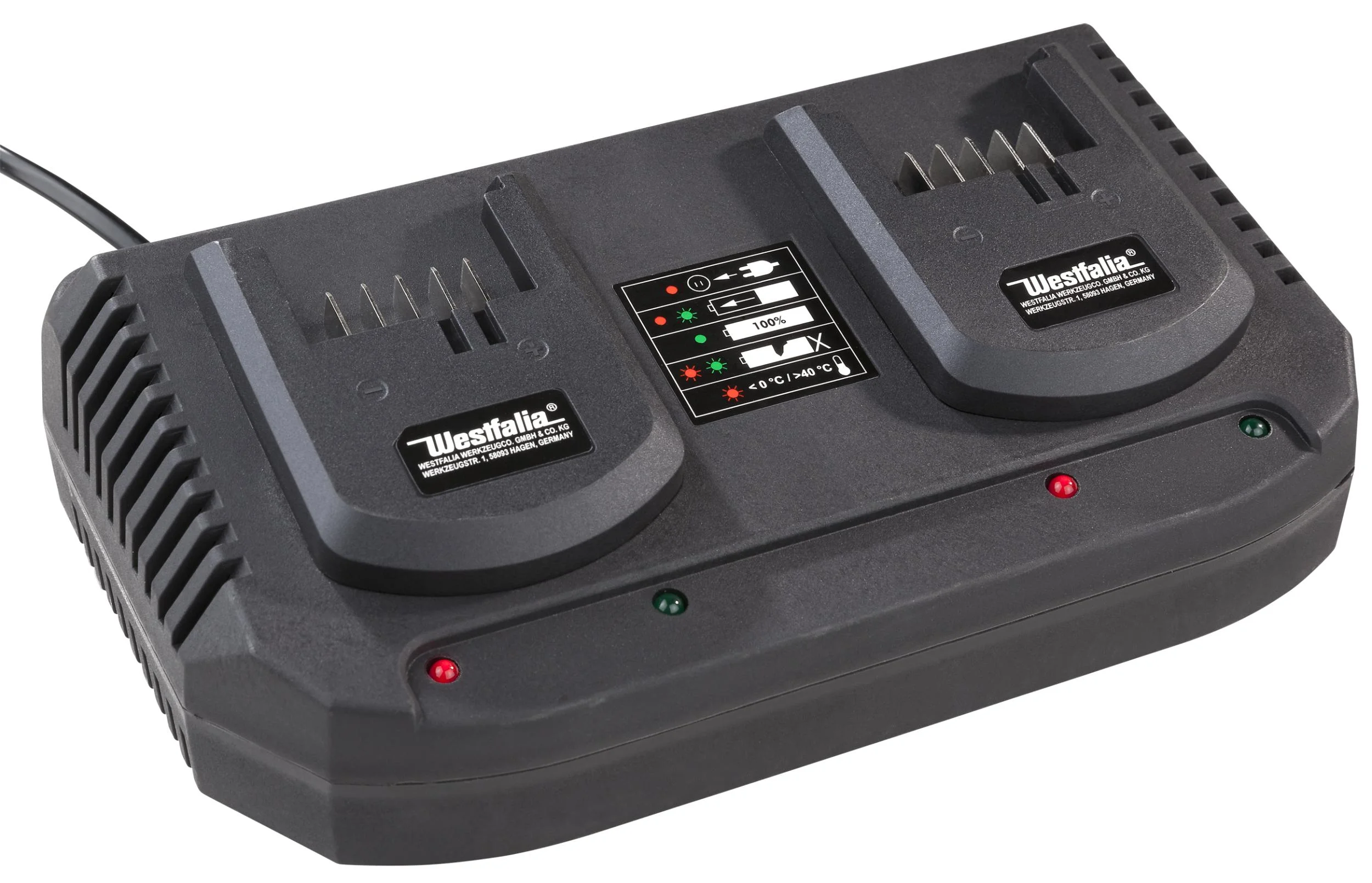 Set Akku-Kettensäge + 2 x Akku 2 Ah + Doppelschnell-Lader. - 0