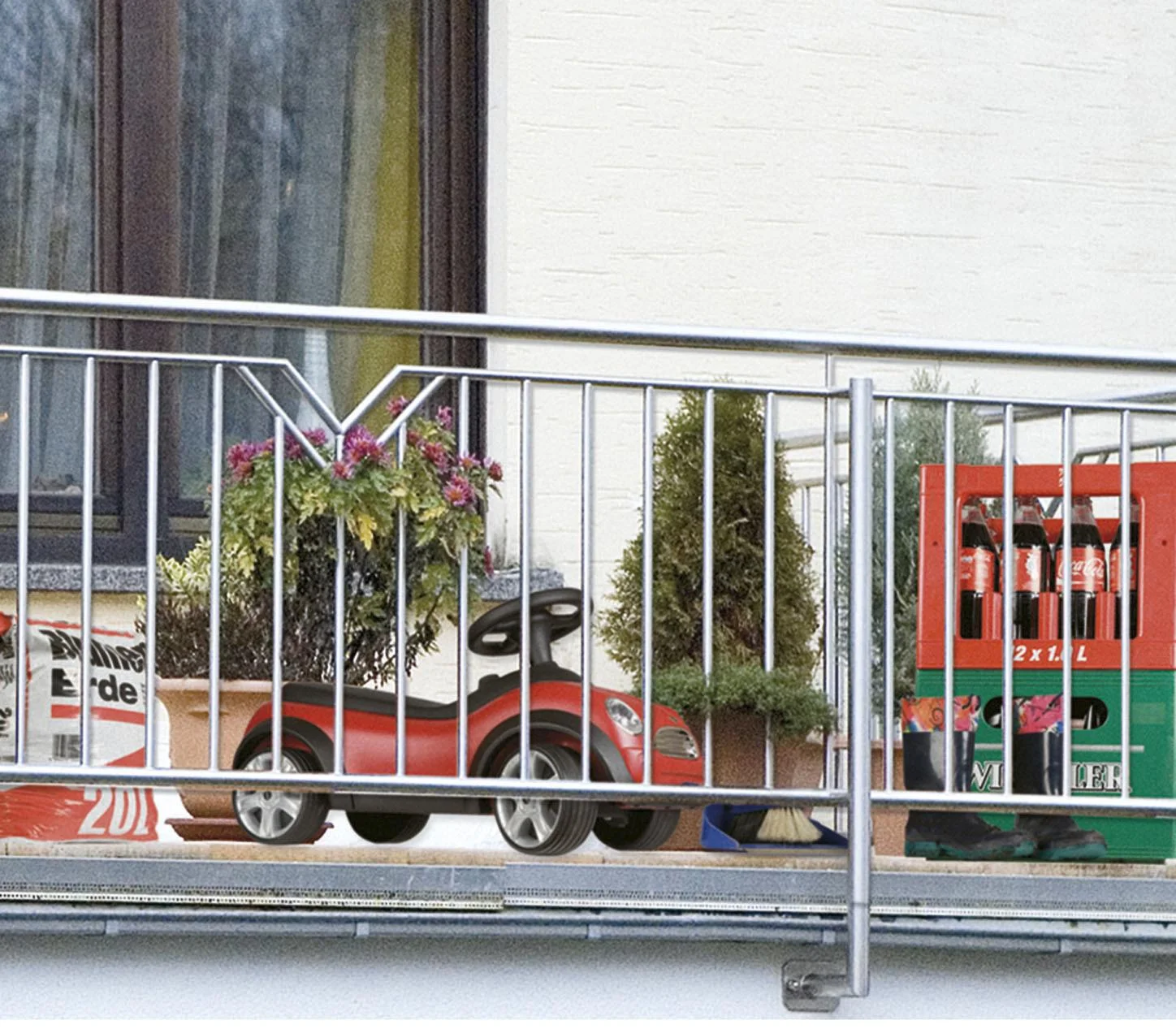 Balkon Sichtschutz "Mauer" - 2
