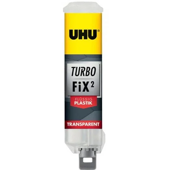 Uhu Turbo Fix² Flüssigkunststoff 2-Komponenten-Klebstoff 10g - 1