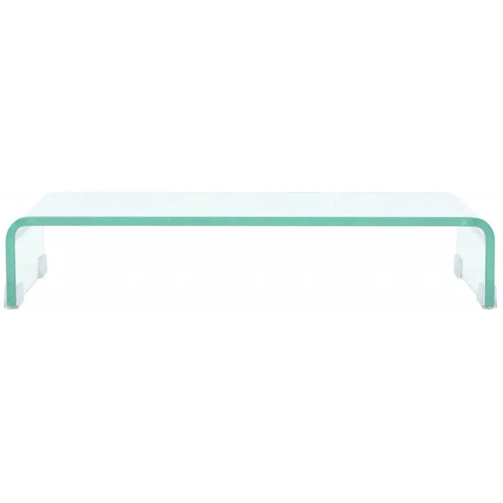 TV-Schrank/Monitorständer transparent 60x25x11 cm Glas - 0