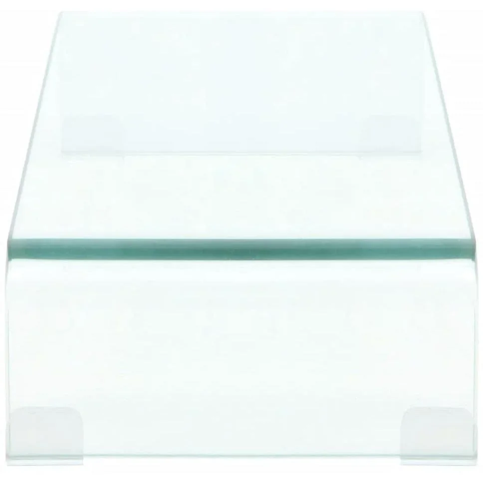 TV-Schrank/Monitorständer transparent 60x25x11 cm Glas - 1