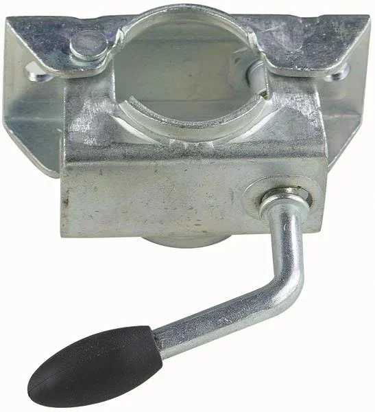 Stützrad für Pkw- u. Viehanhänger mit Stahlfelge und Klemmhalterung - 1