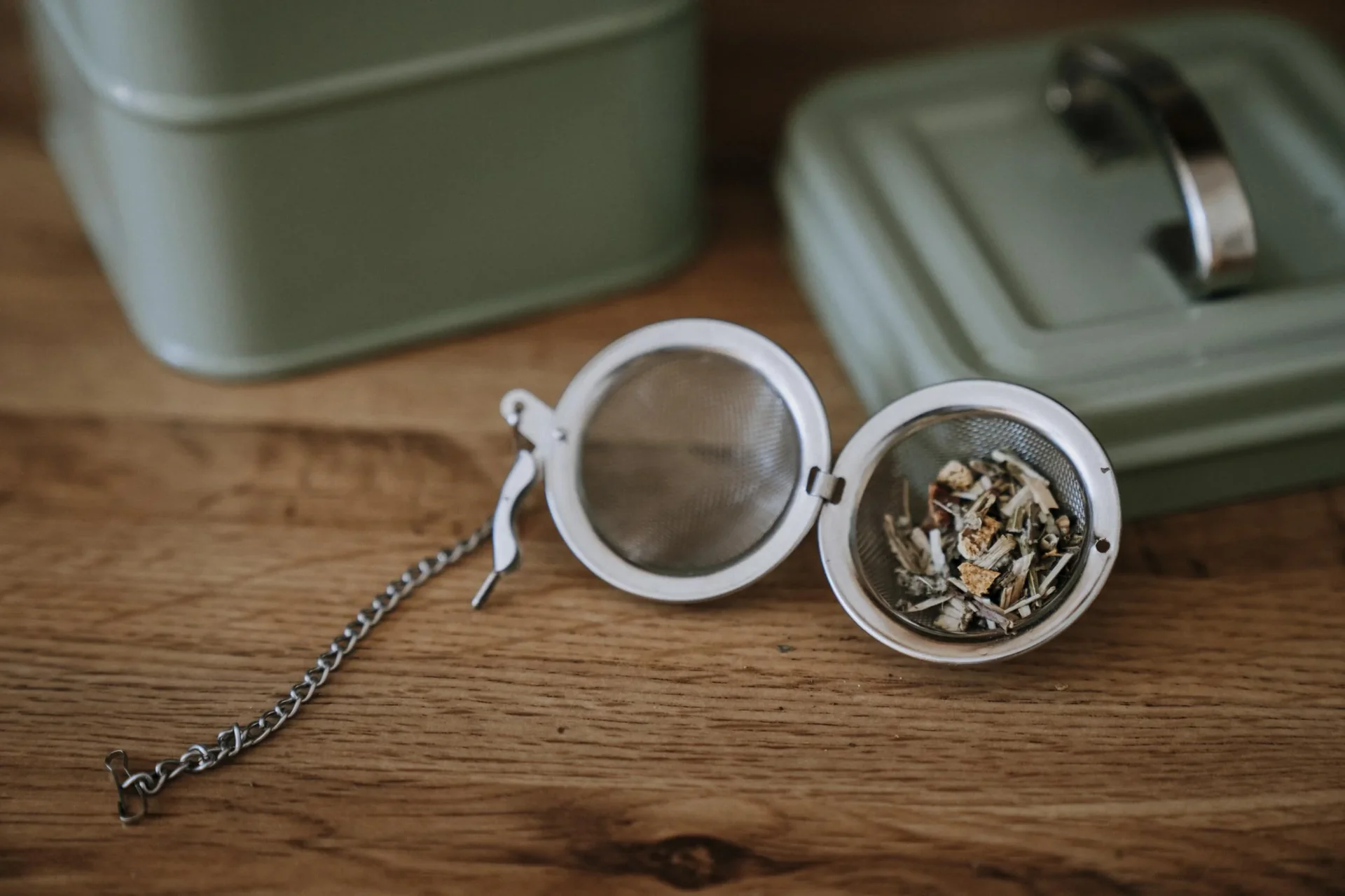 Tee- und Gewürz-Kugel, Sieb, Edelstahl, 45 mm - 0