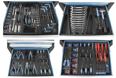 Werkstattwagen Premium GWSP 07 250 Teilig, mit Werkzeug Bestückung - 0