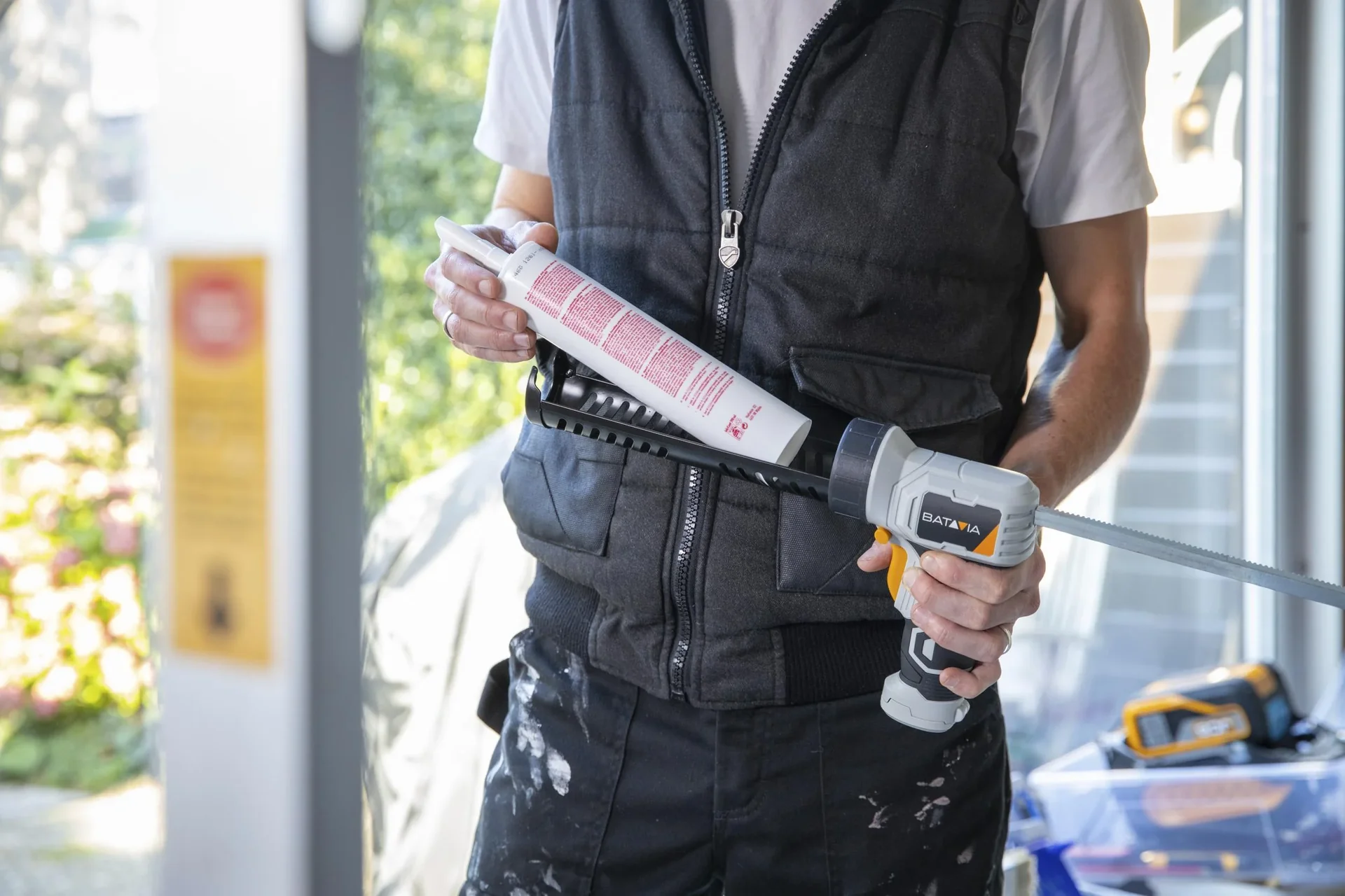 Maxxpush 6V elektrische Kartuschenpistole (auf AA-Batterien) - 1