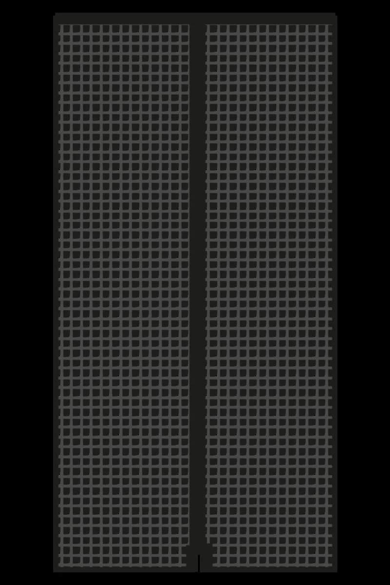 Insektenschutz-Magnetvorhang, 120 x 240 cm, Farbe anthrazit - 1