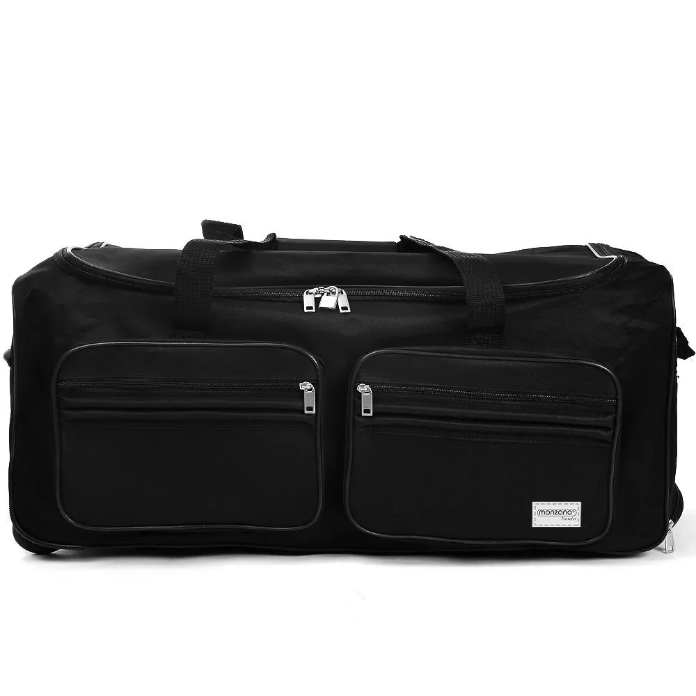 Reisetasche mit Trolleyfunktion - 100L - Schwarz - 3