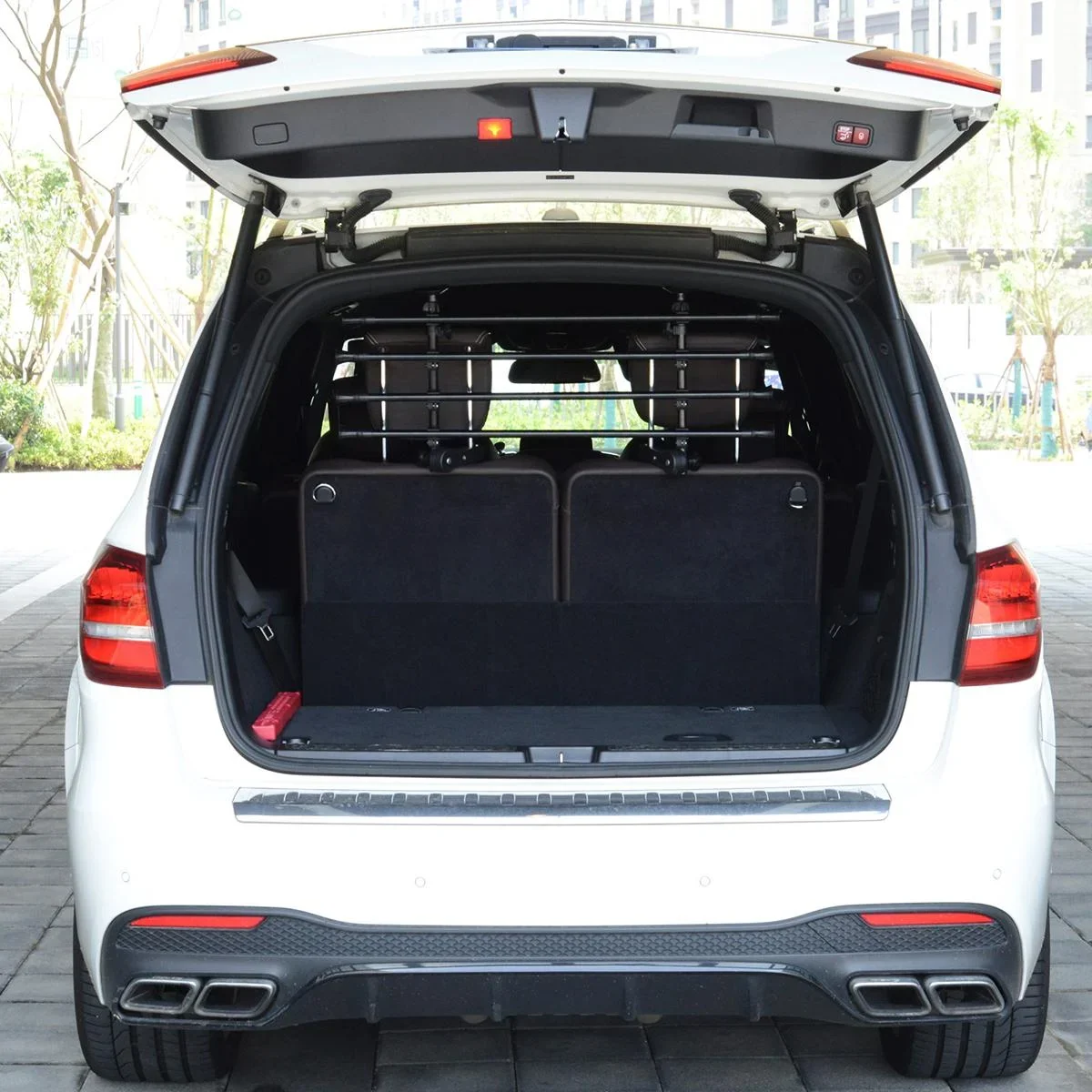 Hundegitter verstellbar schwarz - 4