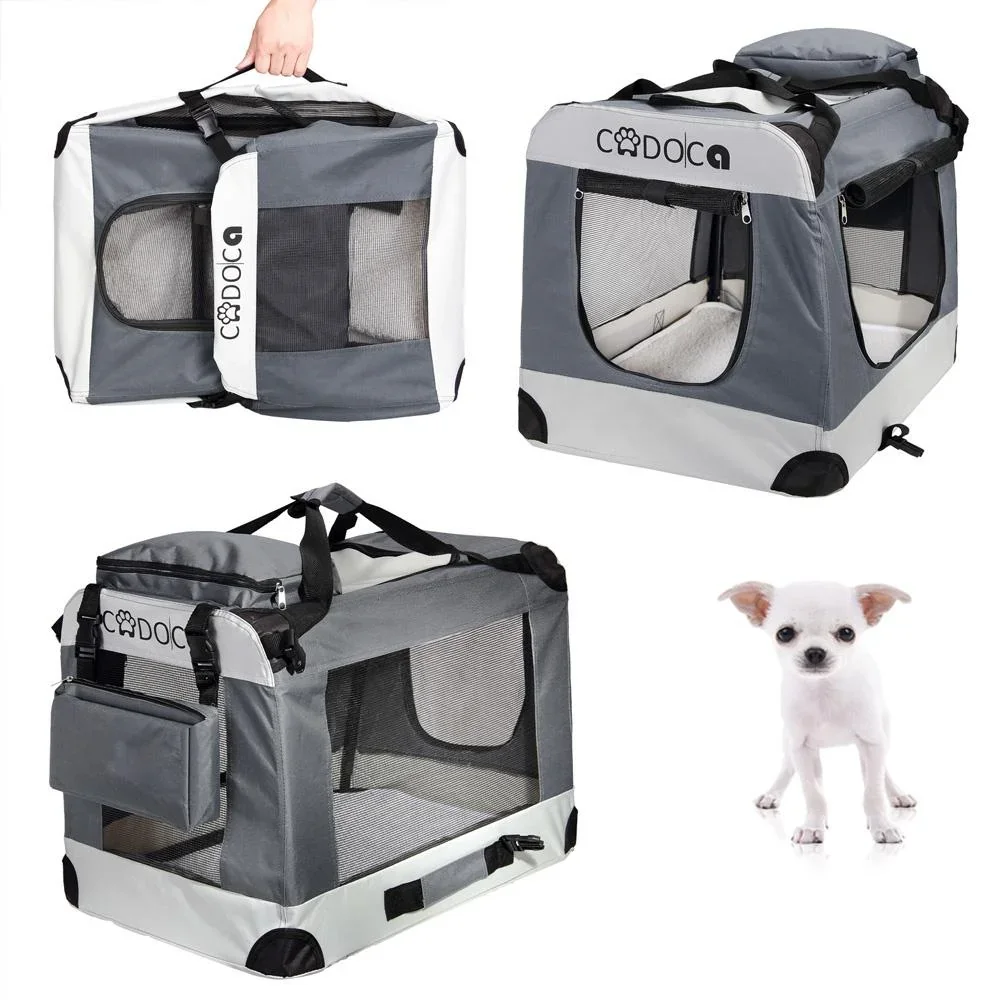 Cadoca Hundetransportbox faltbar - 0