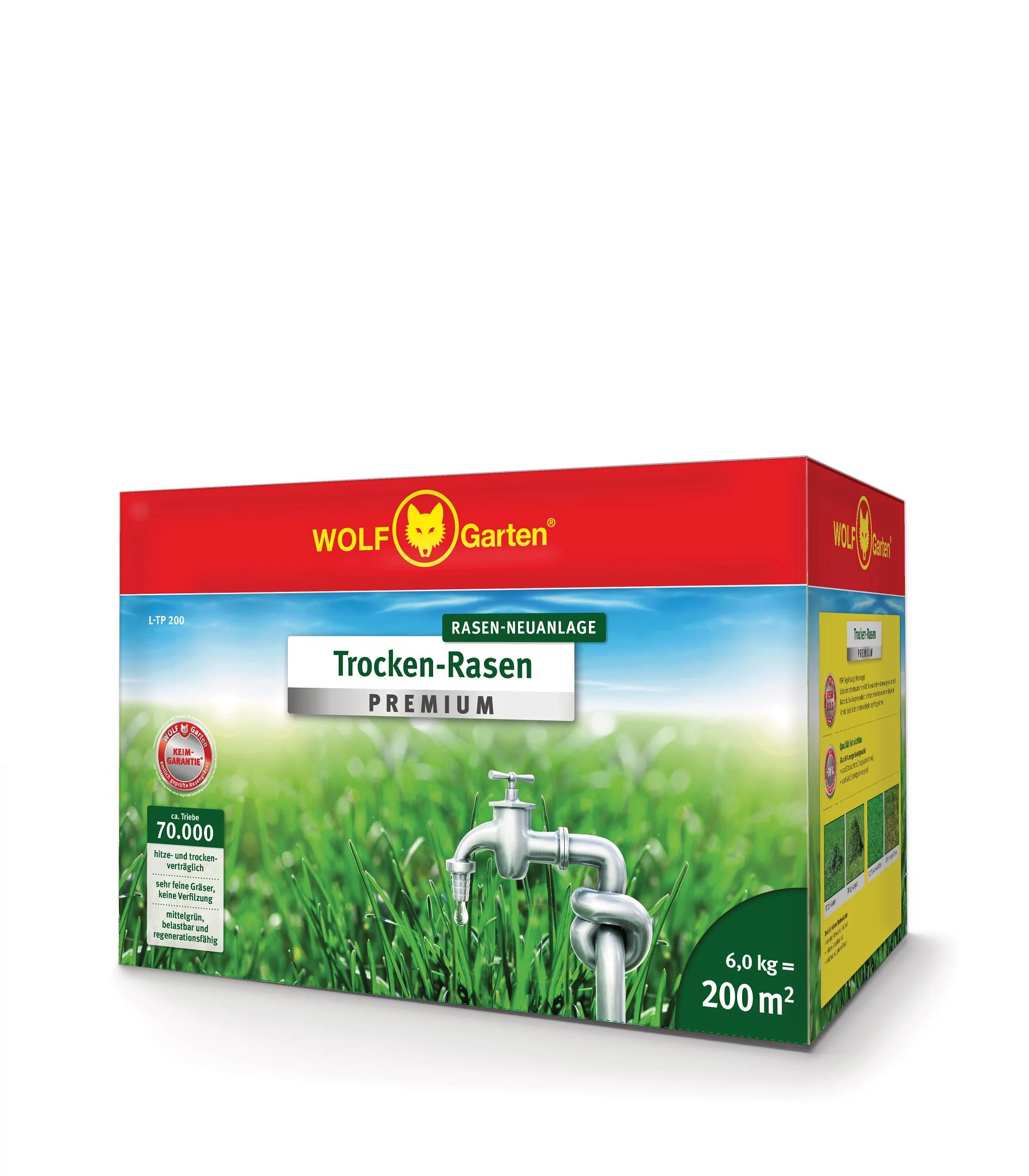 Trocken-Rasen Premium, L-TP 200 - 0