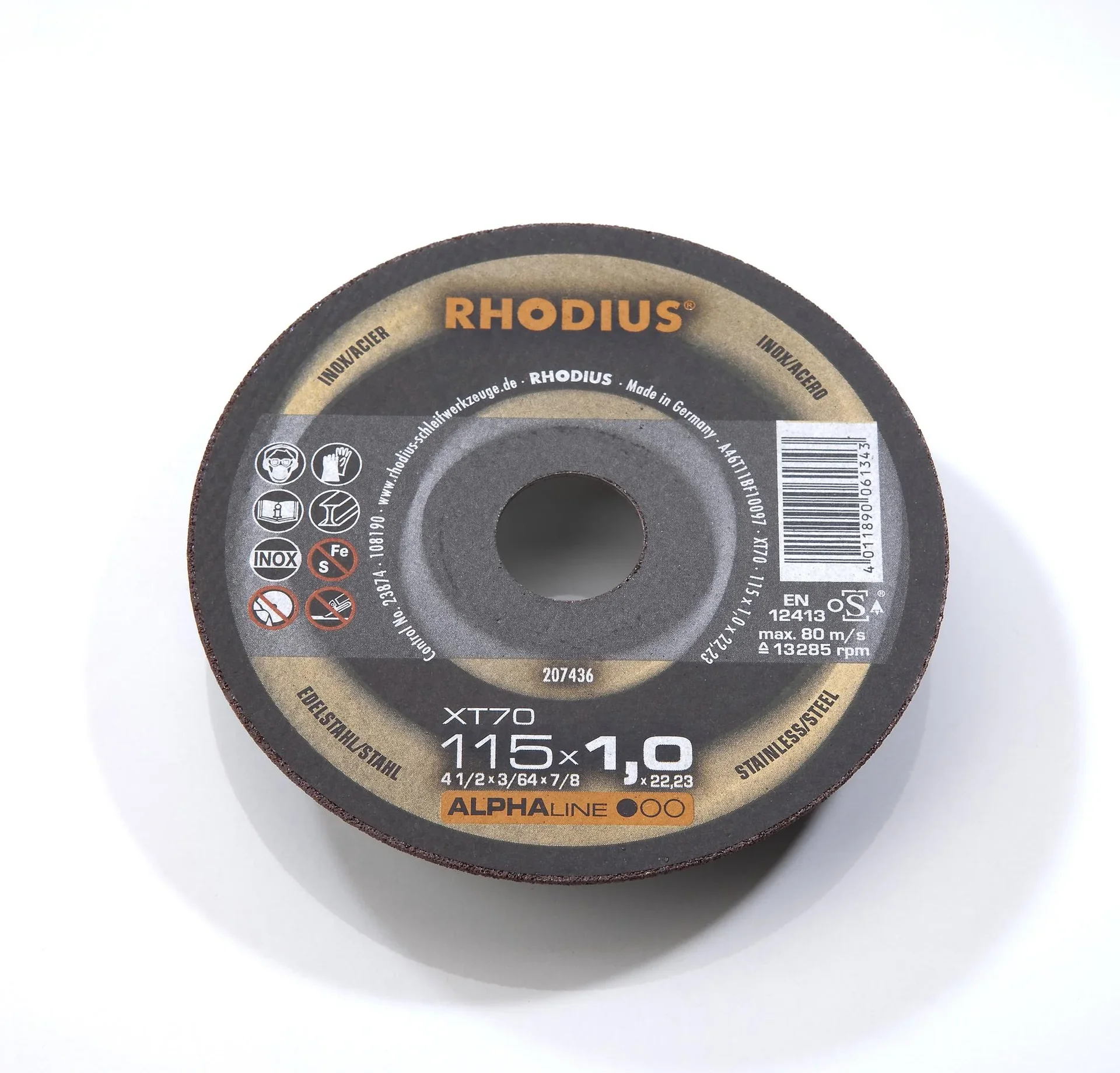 Trennscheiben Set Alpha Power XT 70 - 115 mm, 10 tlg. - 0