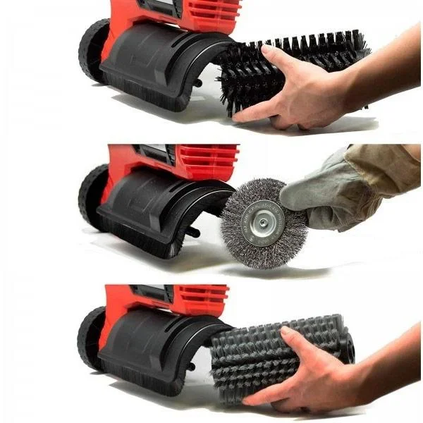 Elektrische Fugenbürste mit Gartenabfallsack 65L - ERB550 3-in-1 - 550W - 2