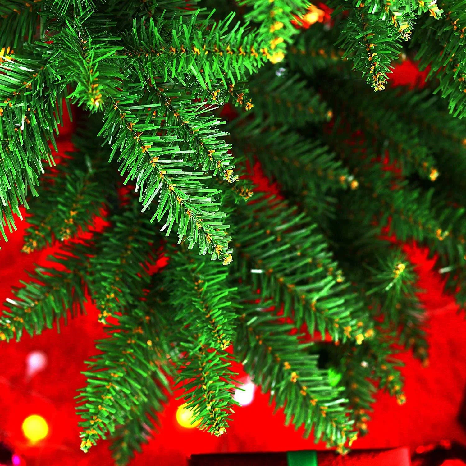 Weihnachtsbaum 210cm mit Metallständer 631 Spitzen Grün - 2