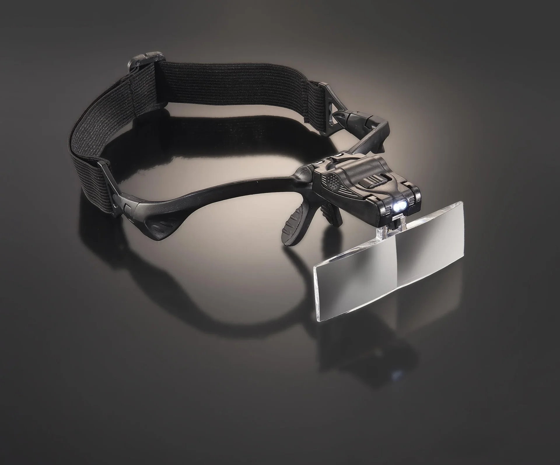 LED-Lupenbrille mit 5 Vergrößerungseinsätzen - 1