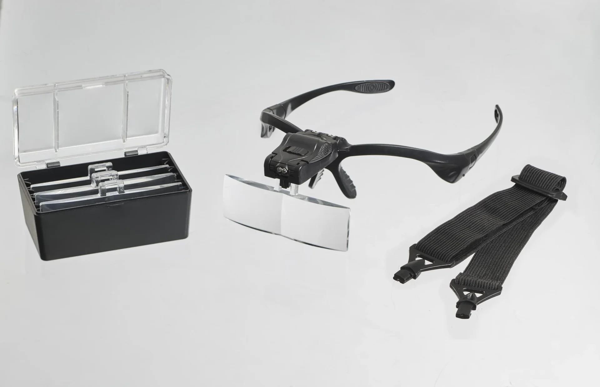 LED-Lupenbrille mit 5 Vergrößerungseinsätzen - 6