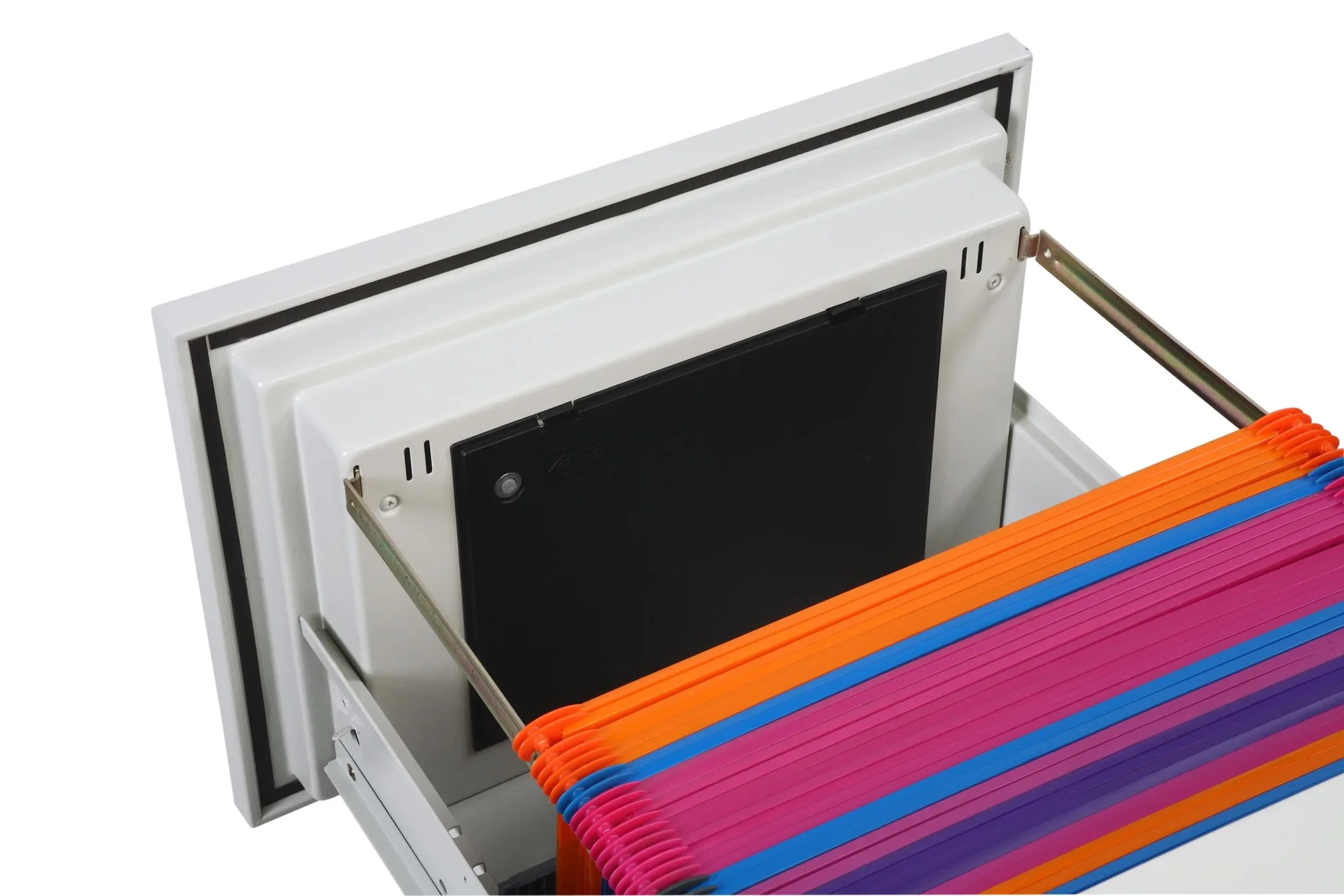 Aktenschrank World Class Vertical Fire File mit 2 Schubladen und elektronischem Schloss - 7