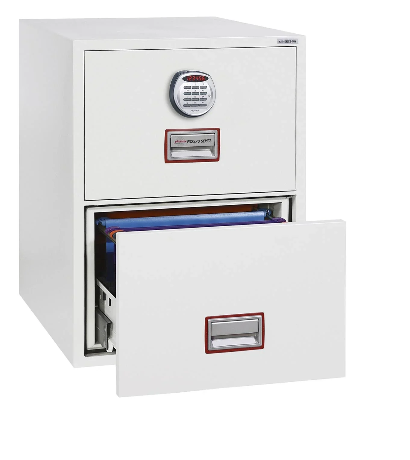 Aktenschrank World Class Vertical Fire File mit 2 Schubladen und elektronischem Schloss - 9