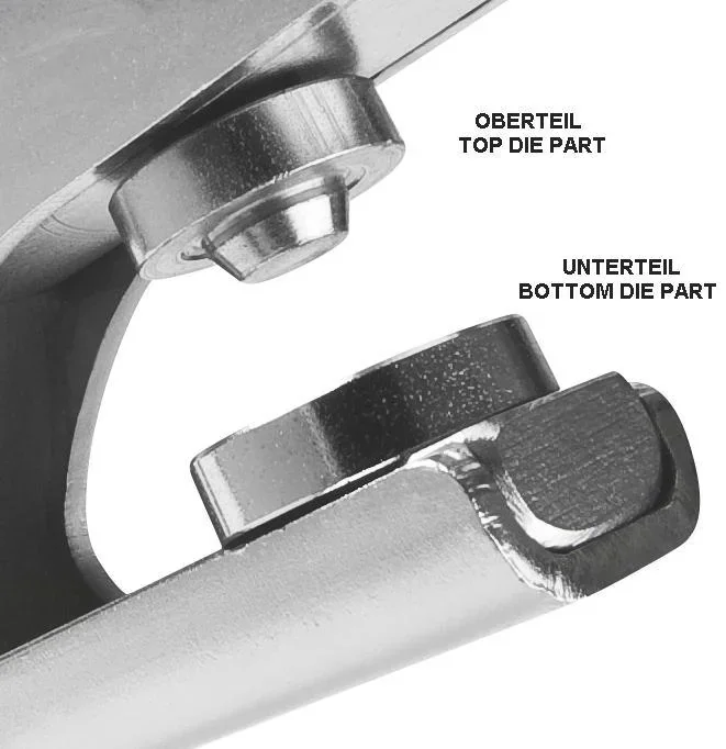 Werkzeugeinsätze 10,0 mm zu Ösenzange Nr. 717439 - 0