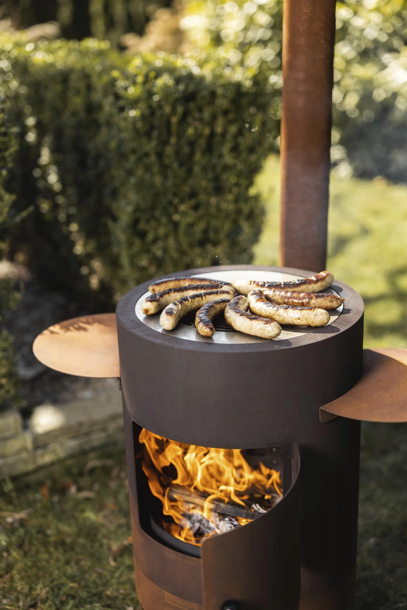 Outdoor- und Fondue-Ofen Deluxe rost - 0