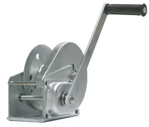 Handbremswinde BHW-1800, Max. Hubkraft / Zugkraft unterste (1.) Lage: 820 daN, inkl. 20 m Seil mit SOB Haken - 1