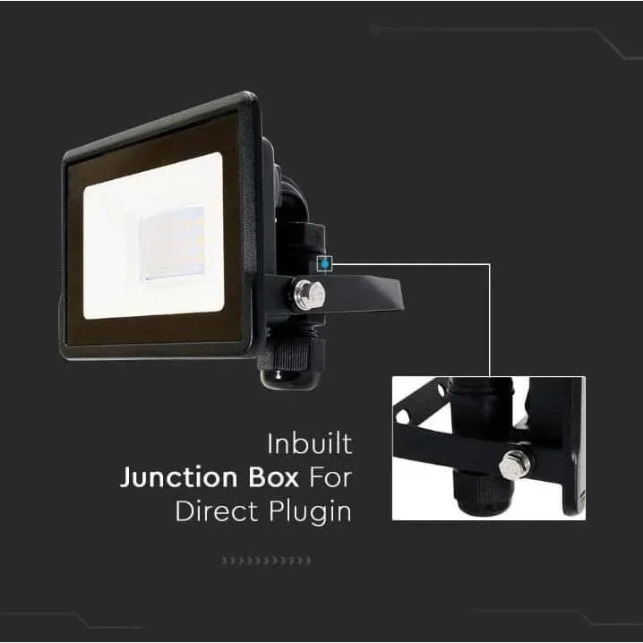 VT-118 LED-Flutlicht - 10 W - 735 Lm - 4000K - Schwarz - 2