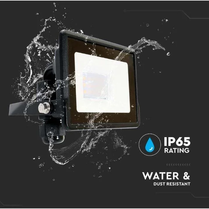 VT-118 LED-Flutlicht - 10 W - 735 Lm - 4000K - Schwarz - 5
