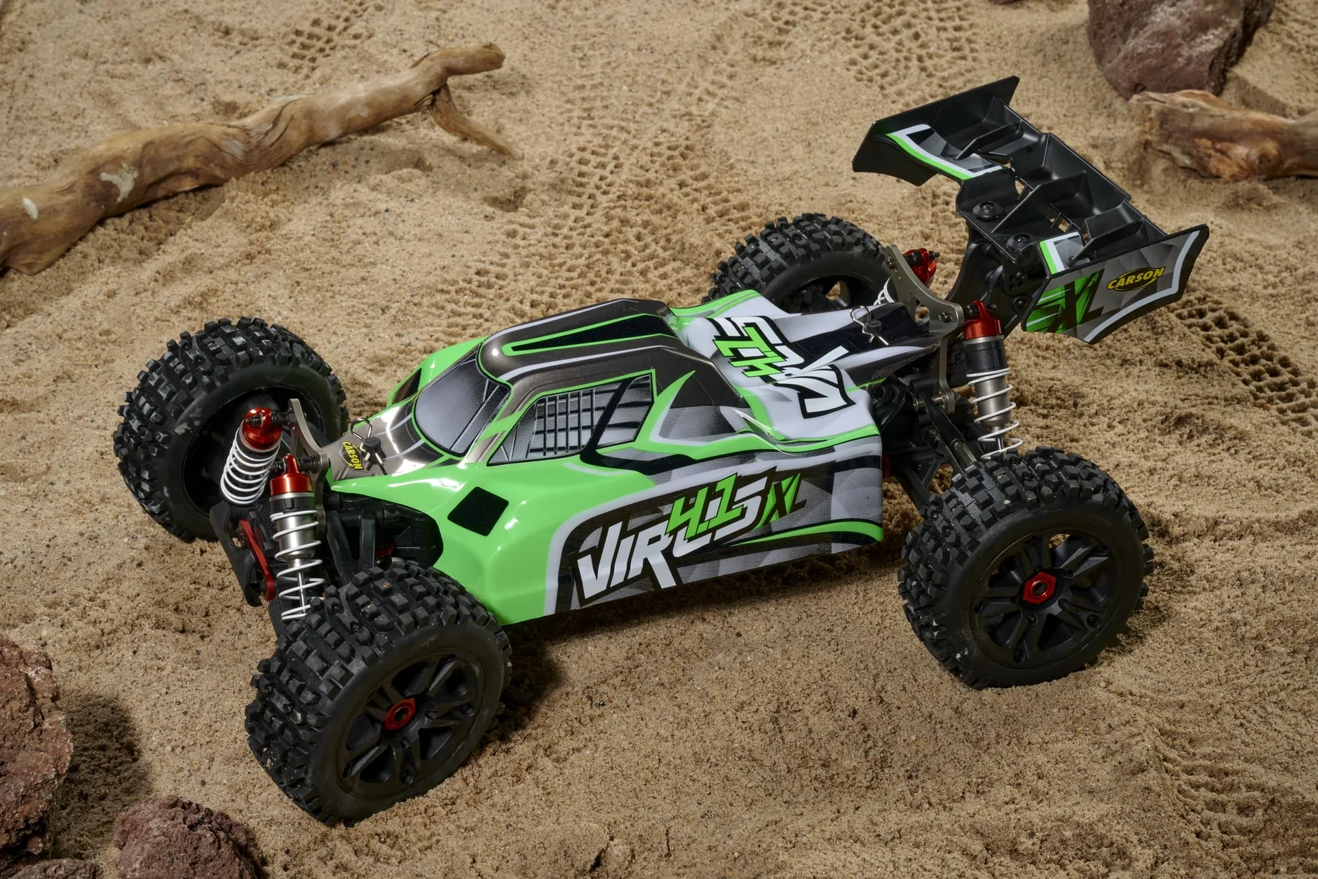 Buggy Virus 4.1 XL 4S 2.4 GHz RTR grün 1:8 - 0