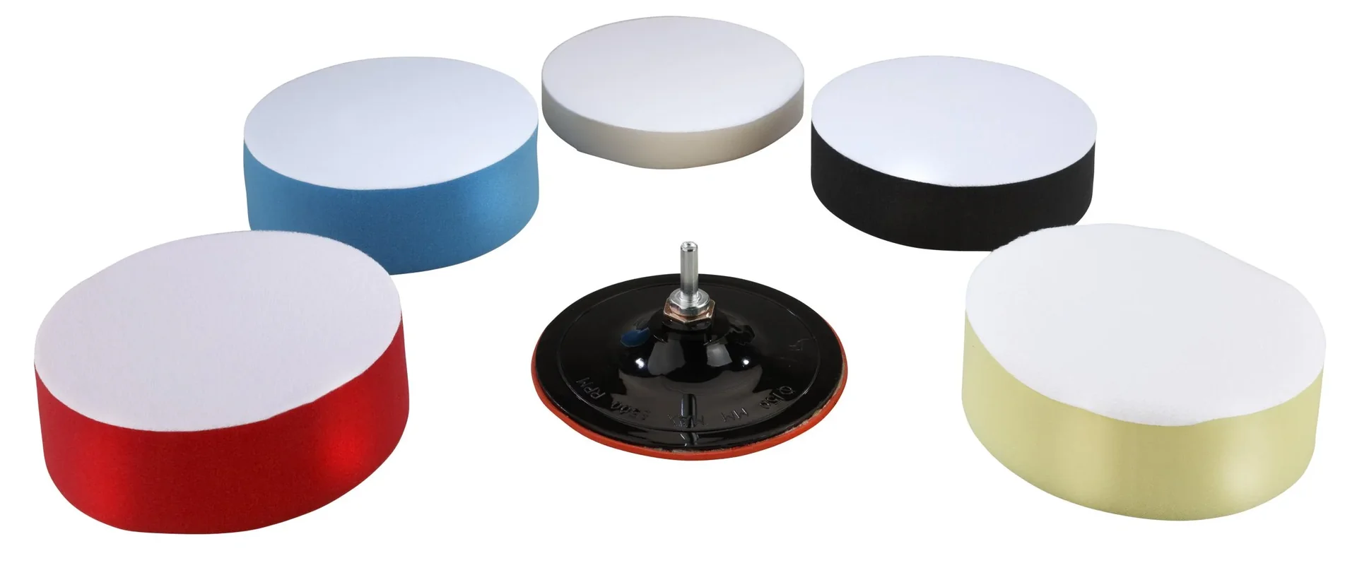 Profi Polierschwamm Set 6 tlg., 150 mm für alle Einsatzbereiche - 3