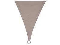Garten-Sonnensegel Dreieck 5 X 5 X 5 m Farbe: Taupe - 0