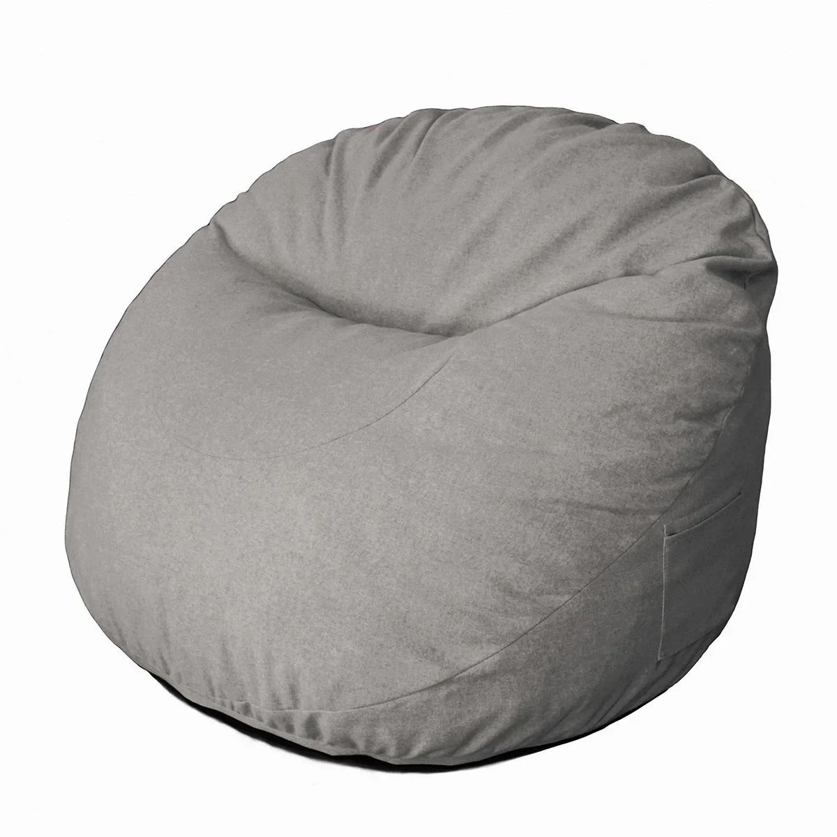 Sitzsack aufblasbares Sofa Bodensessel Sitzkissen gepolstert mit 2 Seitentaschen waschbar für Wohnzimmer Liege Schlafzim - 1