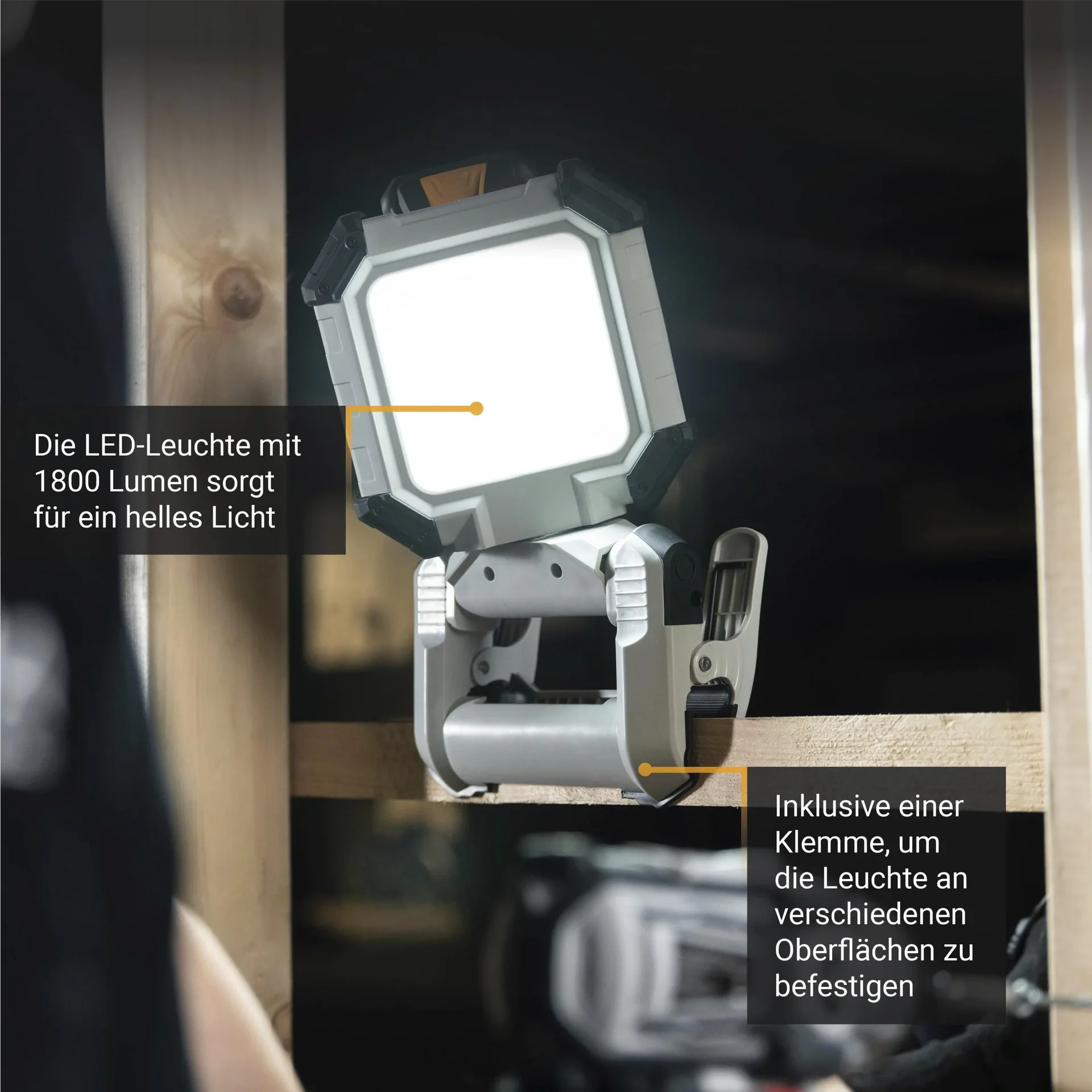 Maxxpack 18V Akku-LED-Arbeitsleuchte (ohne Akku und Ladegerät) - 3