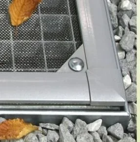 Lichtschachtabdeckung Light 60 x 115 cm, mit Alu-Gewebe - 2