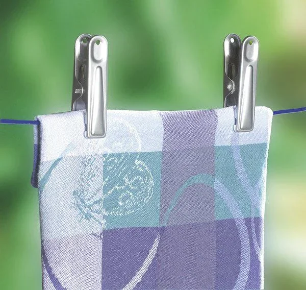 Wäscheklammern aus Edelstahl, 20 Stück, rostfrei, für Innen/ Außen - 0