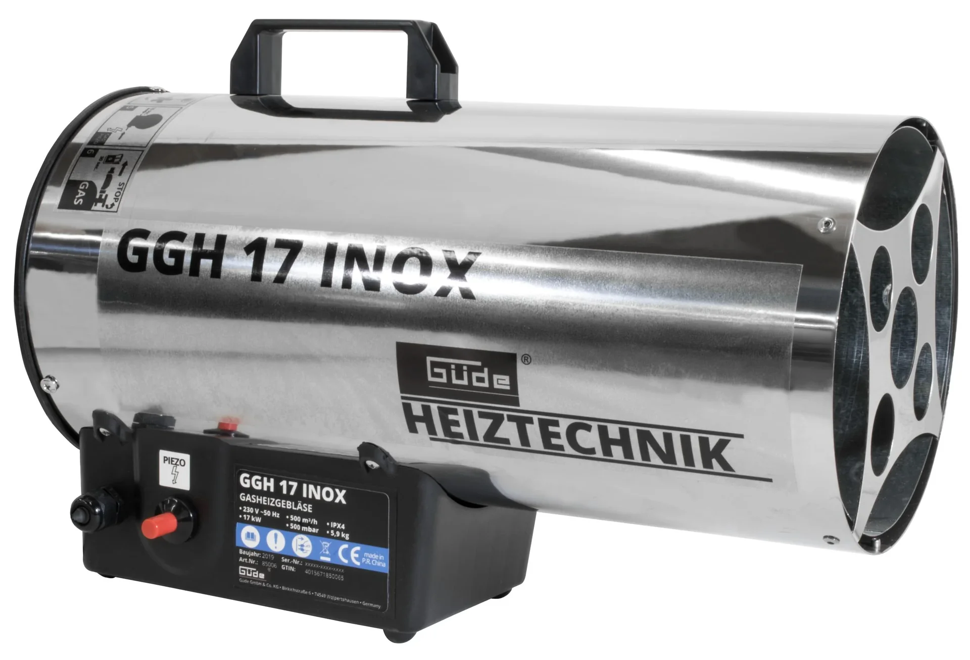 Gasheizgebläse GGH 17 INOX - 2