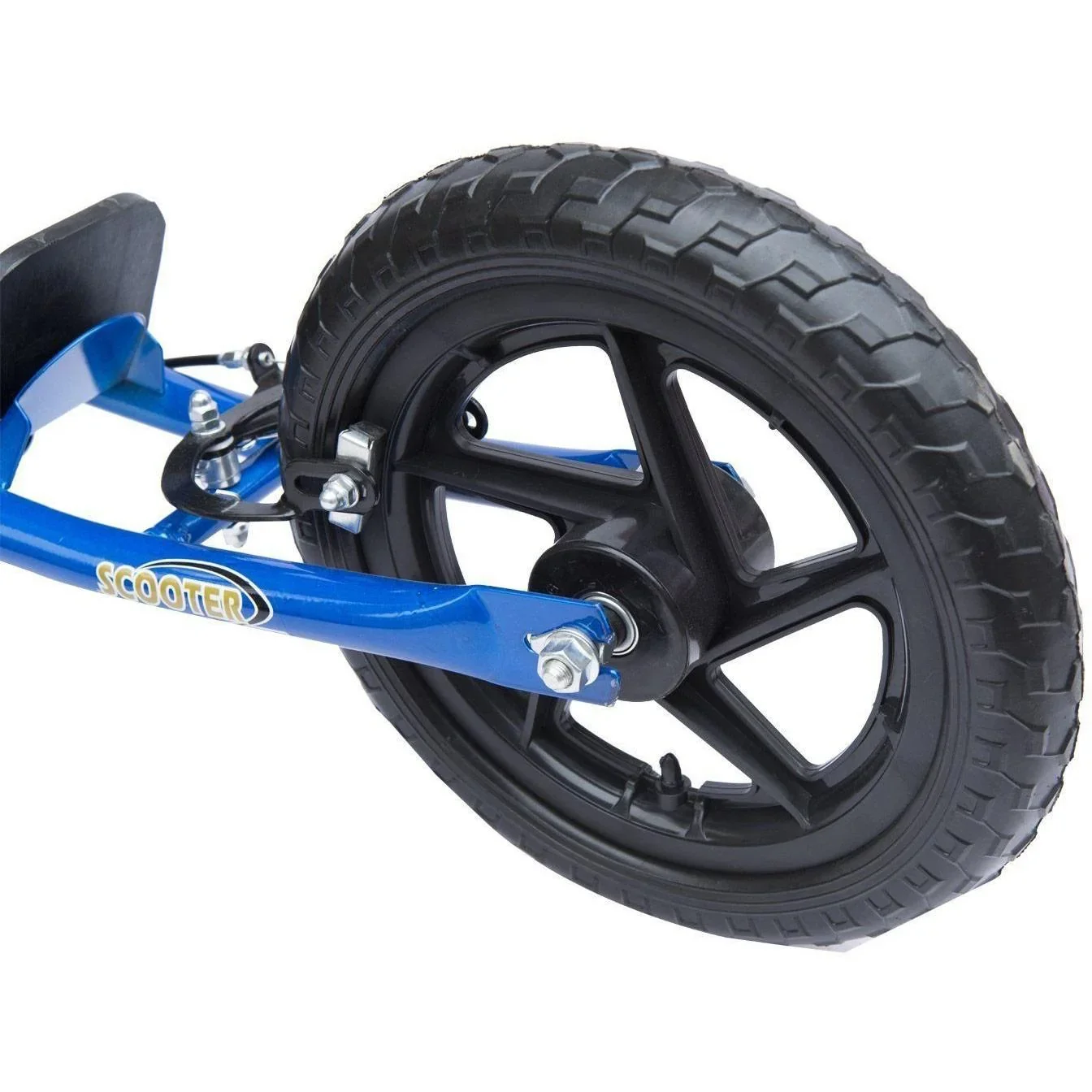 Tretroller Scooter 12 Zoll Cityroller Kinder Roller Bike blau - 4