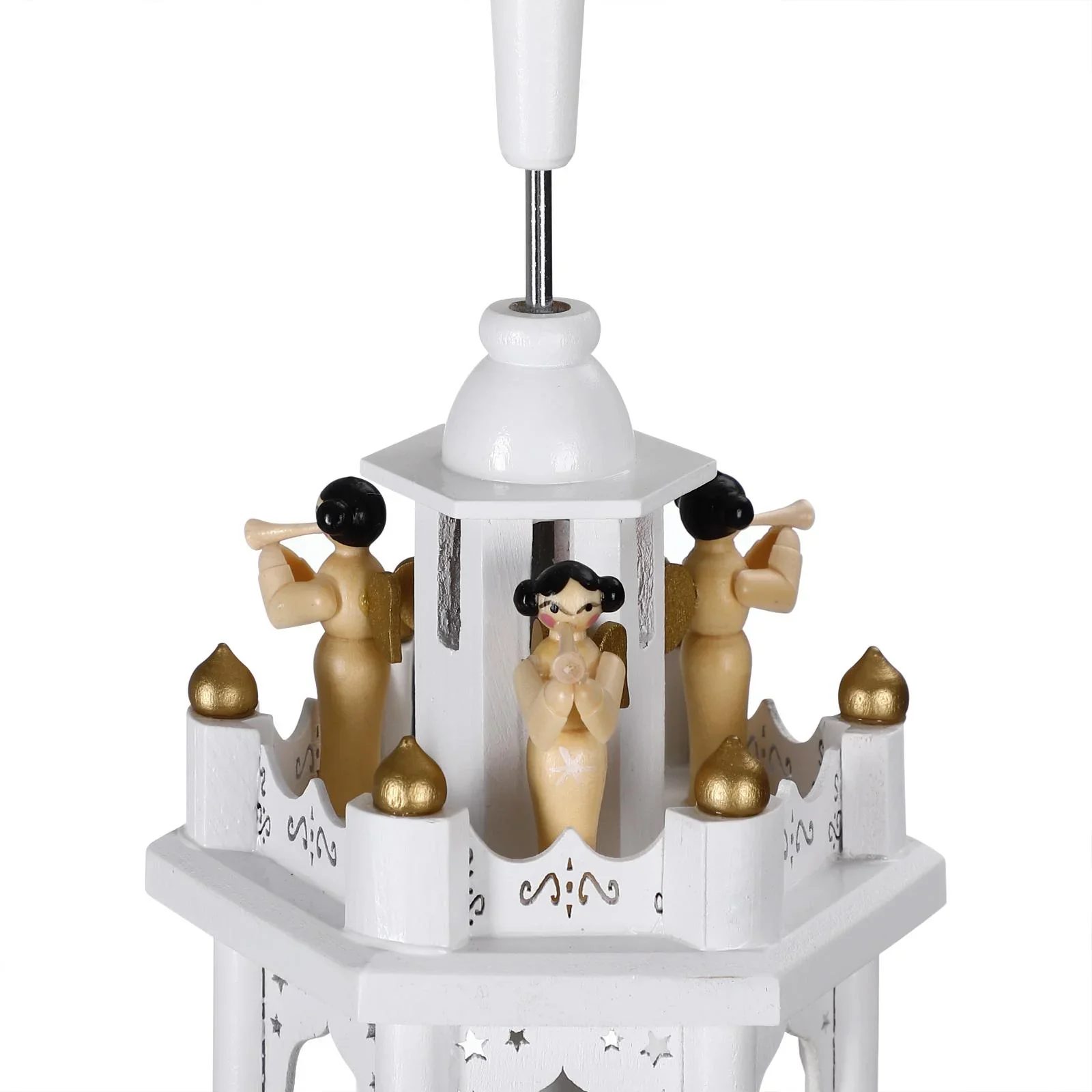 Weihnachtspyramide XL Weiß - 1